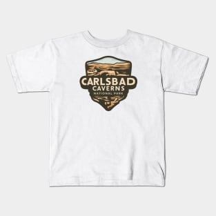 Carlsbad Caverns National Park Emblem Kids T-Shirt